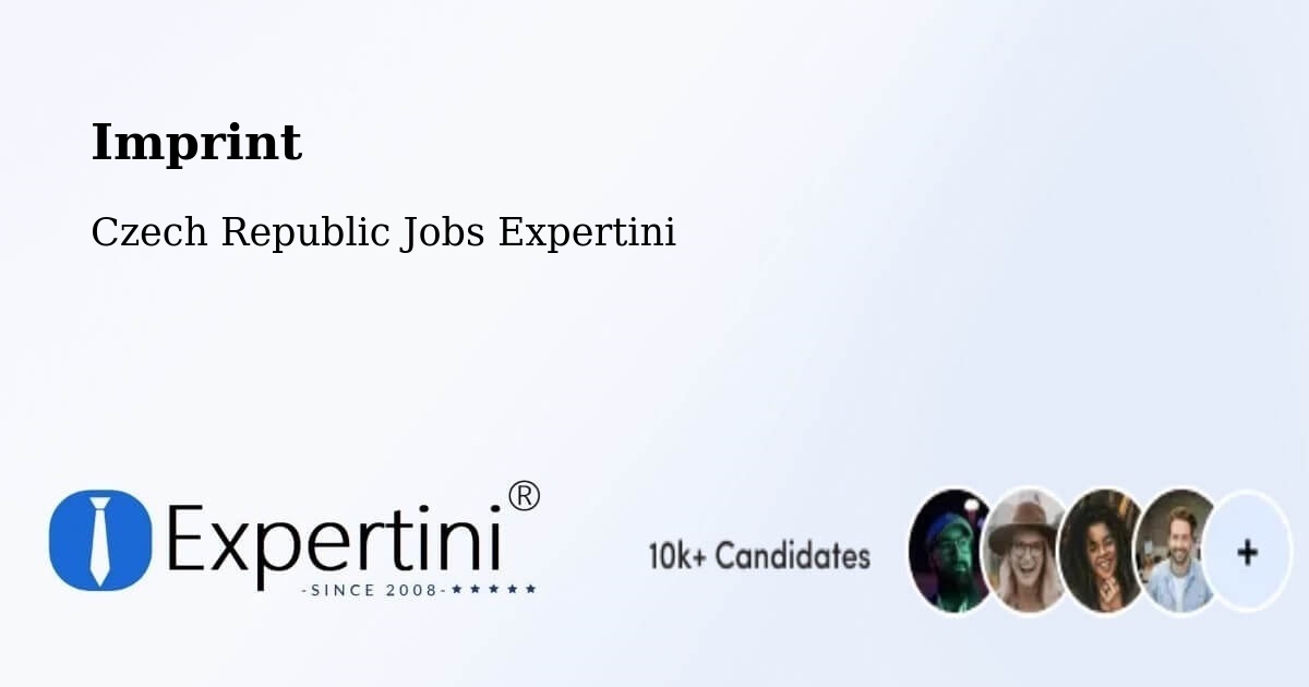 Imprint – Rokycany - Czech Republic Jobs Expertini